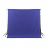GlareOne Niebieskie tło materiałowe Blue Screen Backdrop 3x3