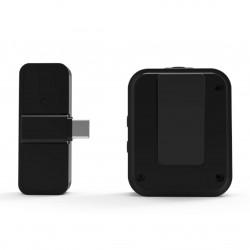 Synco G1TL bezprzewodowy system mikrofonowy Apple Lighting z MFI + konektor USB-C, 1 nadajnik, 1 odbiornik, 2 konektory