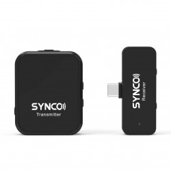 Synco G1T bezprzewodowy system mikrofonowy USB-C, 1 nadajnik, 1 odbiornik, 1 konektor