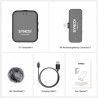 Synco G1L bezprzewodowy system mikrofonowy Apple Lighting with MFI, 1 nadajnik, 1 odbiornik, 1 konektor