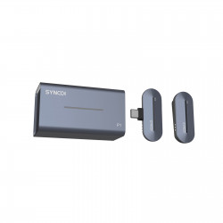 Synco P1T bezprzewodowy system mikrofonowy USB-C, 1 nadajnik, 1 odbiornik, grey-blue