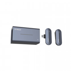 Synco P1L bezprzewodowy system mikrofonowy Lighting, 1 nadajnik, 1 odbiornik, grey-blue