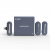 Synco P2L bezprzewodowy system mikrofonowy Lighting, 2 nadajniki, 1 odbiornik, grey-blue