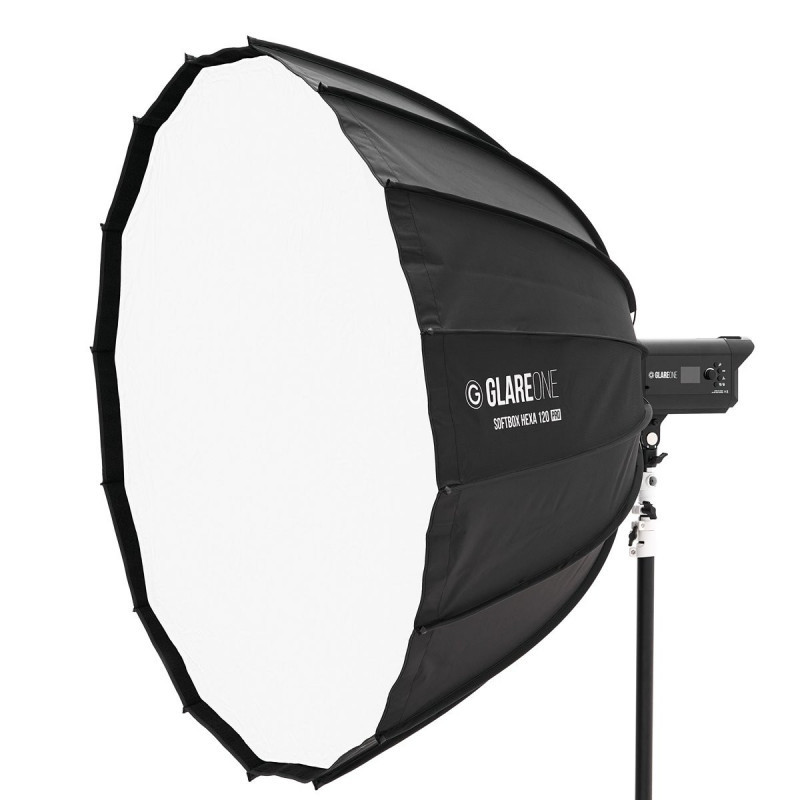 Softbox GlareOne Hexa 120 cm PRO - mocowanie bowens