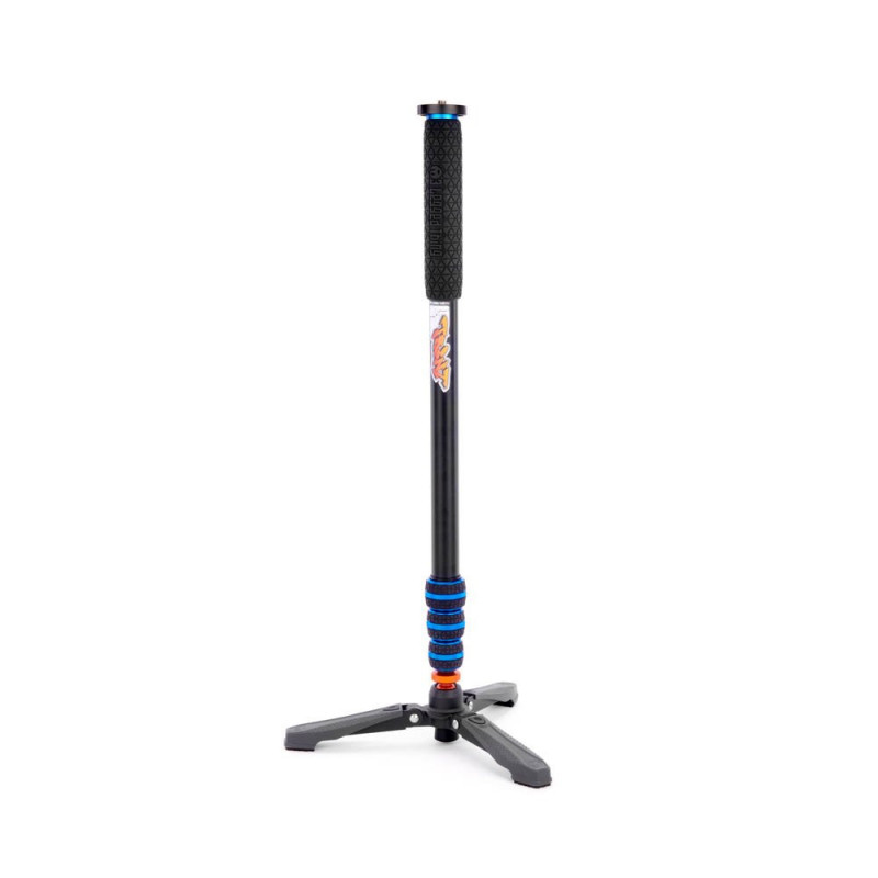 Monopod 3 Legged Thing Trent Kit 2.0 Blue 4 sekcje, stopy magnezu, udźwig 30 kg z podstawką Docz2