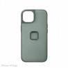 Peak Design Mobile Etui Everyday Case Fabric iPhone 14 - Szarozielone