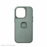 Peak Design Mobile Etui Everyday Case Fabric iPhone 14 Pro - Szarozielone