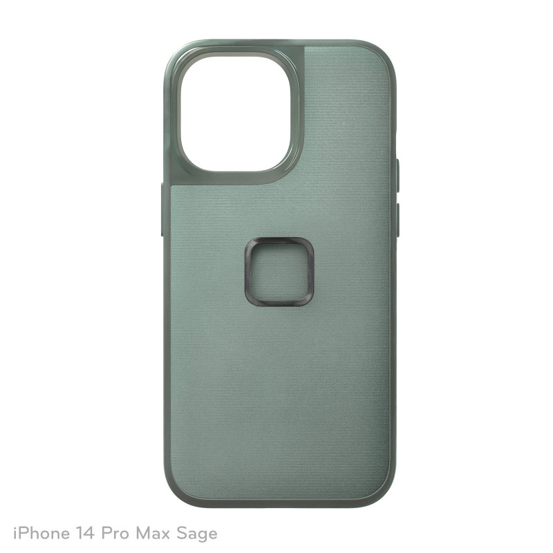 Peak Design Mobile Etui Everyday Case Fabric iPhone 14 Pro Max - Szarozielone